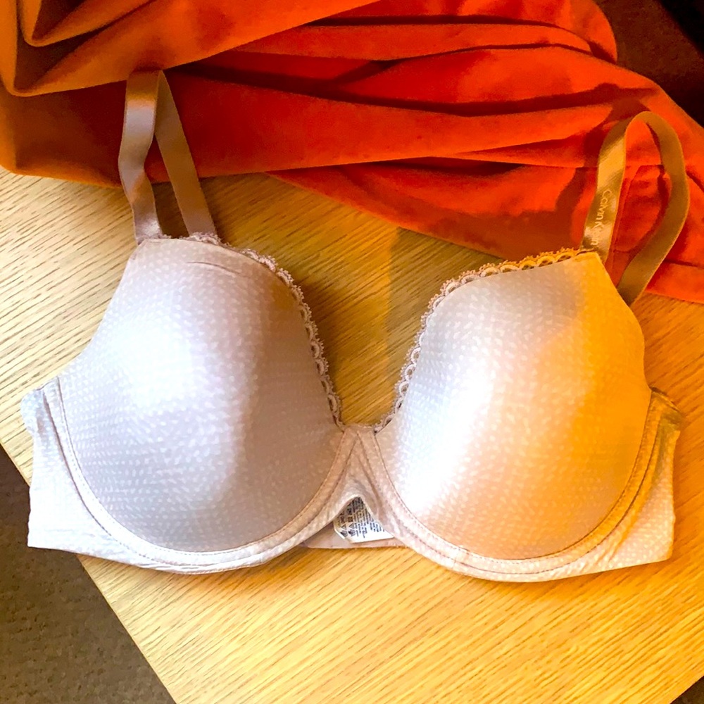 Calvin Klein 36DD Grey/Purple Tshirt Bra